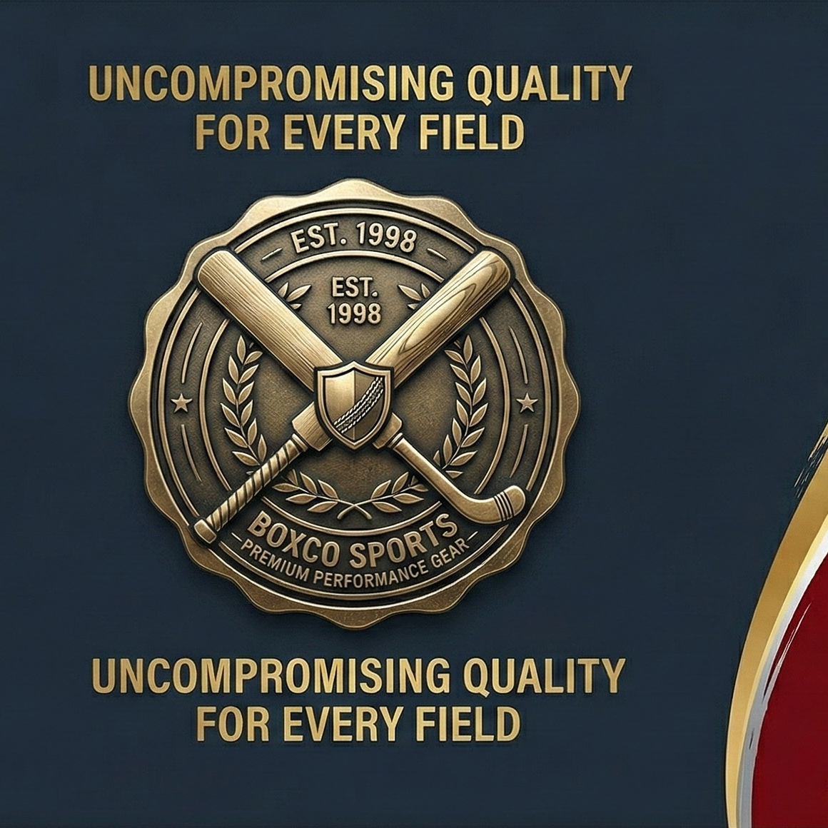 Slyder Sports promotional banner with logo and text on a dark blue and red background.