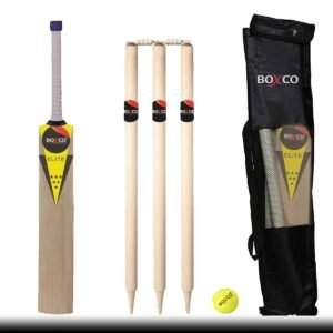 Elite Kit 9 to 12( Bat 5no, Ball, Stump, Bails, Bag)